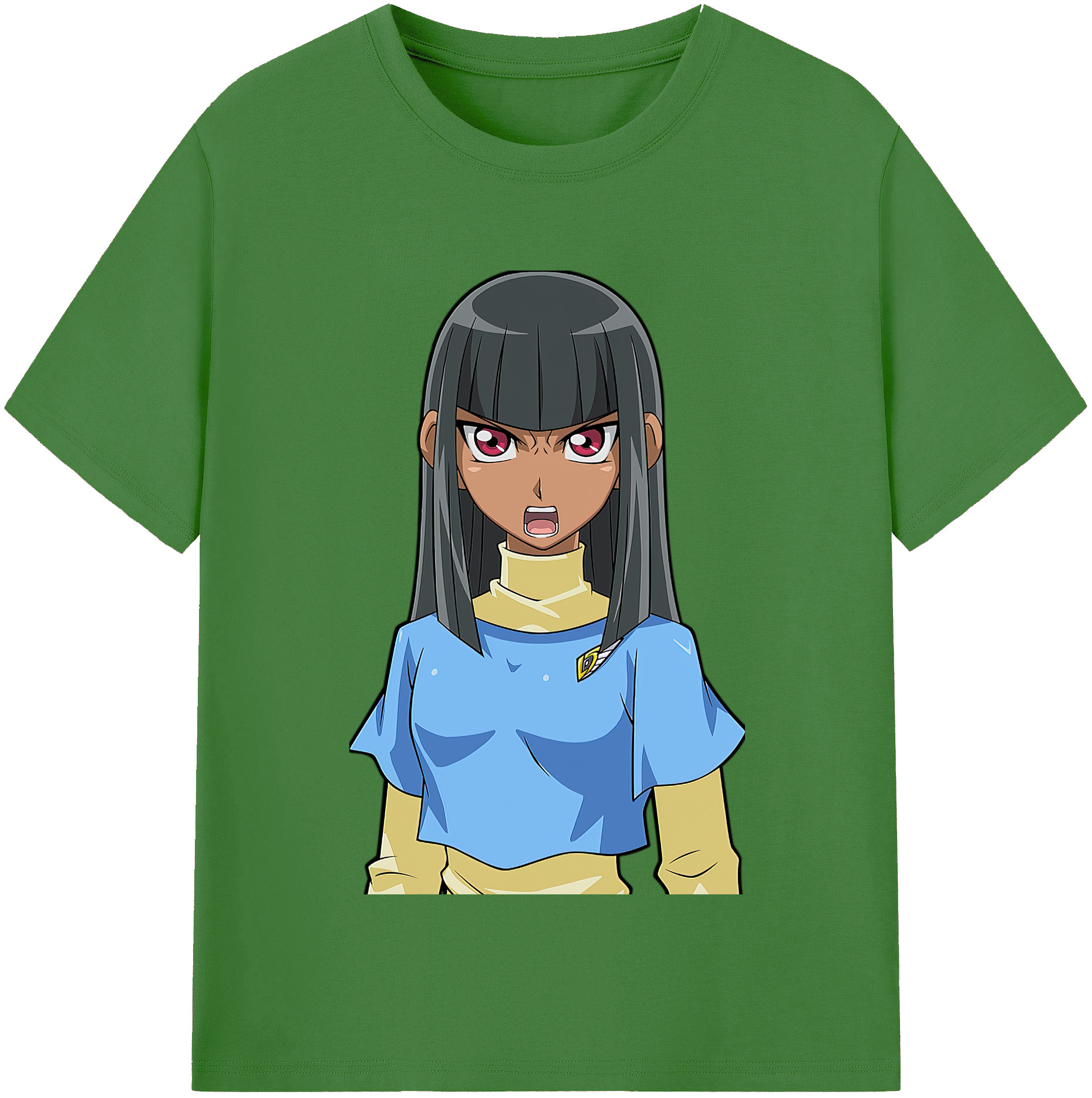 （画像用） 遊☆戯☆王 Yu-Gi-Oh! レディースカジュアルプリントTシャツ（綿100％）